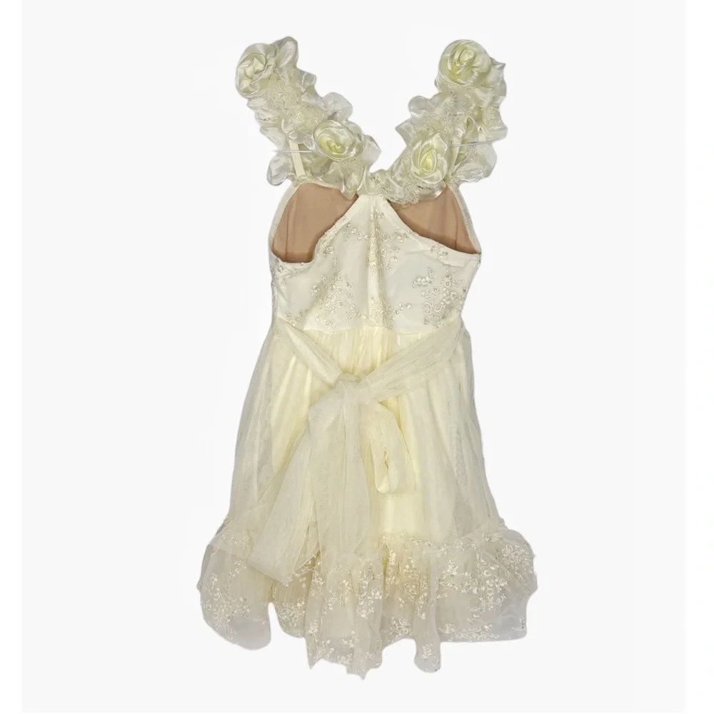 Weissman Showtime Yellow Dance Costume Dress IC Lyrical Contemporary